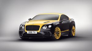 Bentley Continental GT Continental 24 Black & Yellow 2017 года